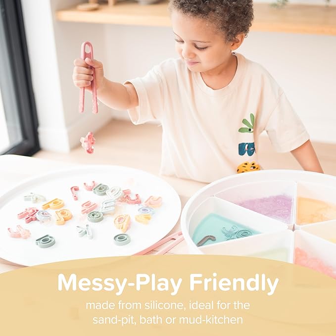 Inspire My Play Alphabet Letters for Kids Spelling Set - ABC Toys for 3 Year Olds - Sensory and Messy Play