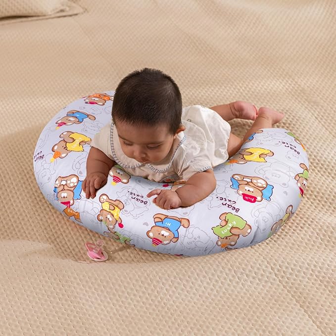 Baby Nursing Pillow for Breastfeeding, Adjustable Breast Feeding Pillow for Bottle Feeding, Breastfeeding Essentials for Mom and Baby Healthier Nursing, Bobby Pillow for Newborn,Removable Cotton Cover