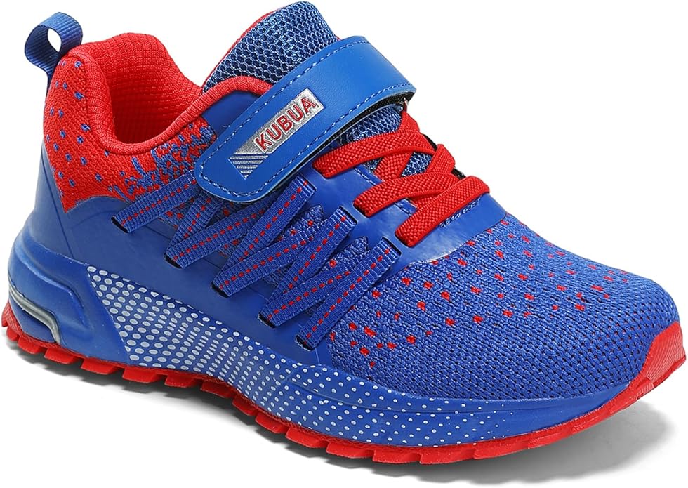 KUBUA Kids Sneakers for Boys Girls Running Tennis Shoes Lightweight Breathable Sport Athletic