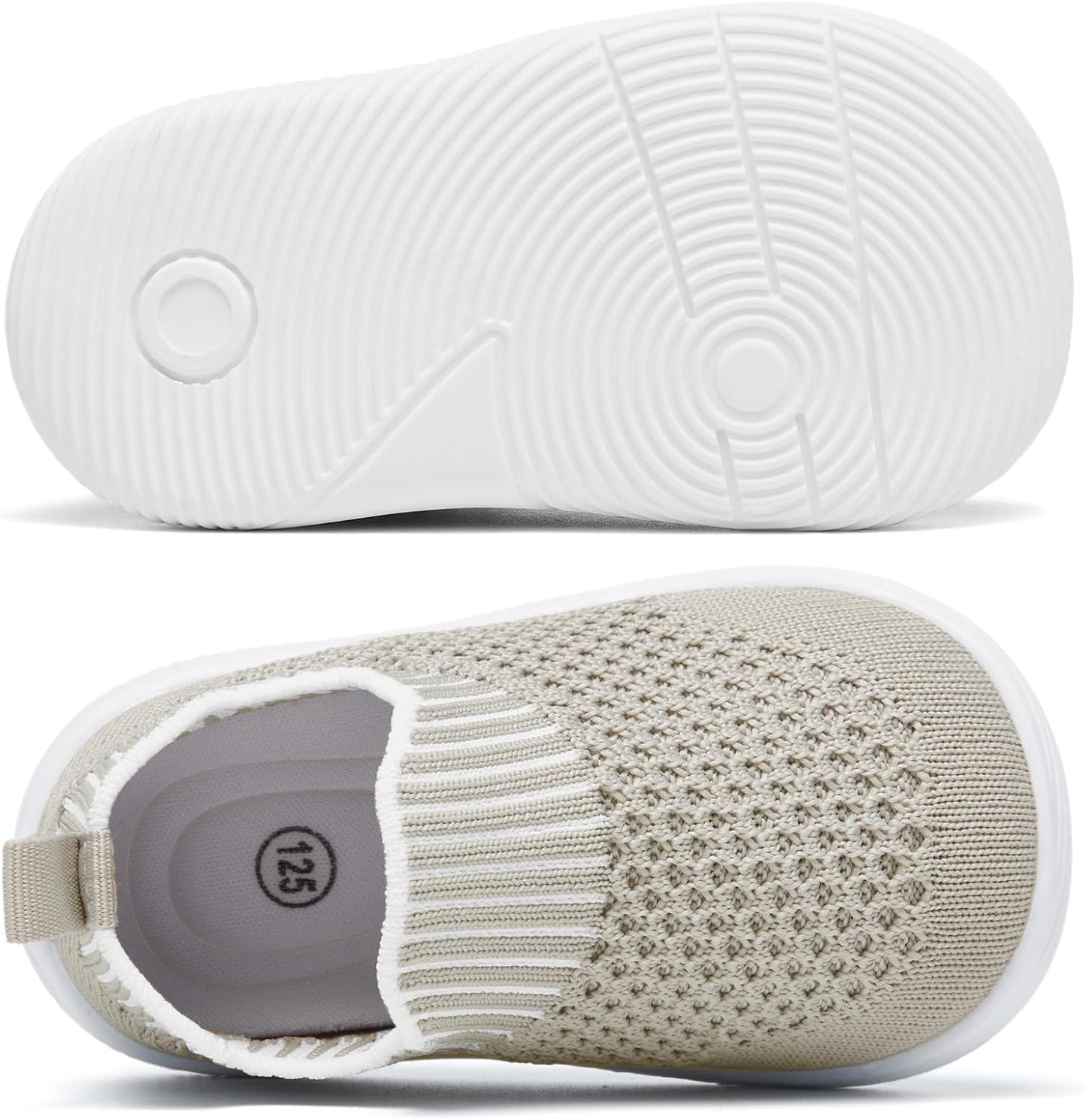 MORENDL Baby Toddler Walking Socks Non-Slip Breathable Unisex Casual Sneakers