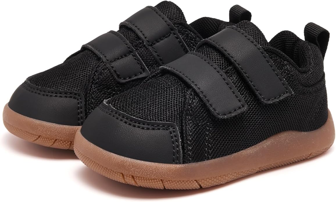 MORENDL Wide Toe Box Shoes Toddler Barefoot Shoes Baby Walking Shoe Boy Girl Non-Slip Zero Drop Minimalist Sneakers Comfort Tennis Outdoor Activities