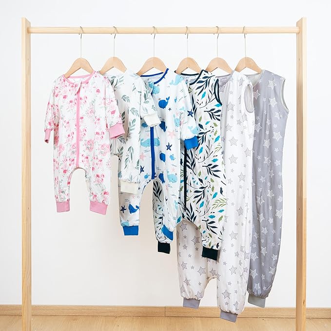 1.0 TOG Toddler Sleep Sack with Legs, Baby Wearable Blanket for 6-18-36 Months 3T-4T, Early Walker Baby