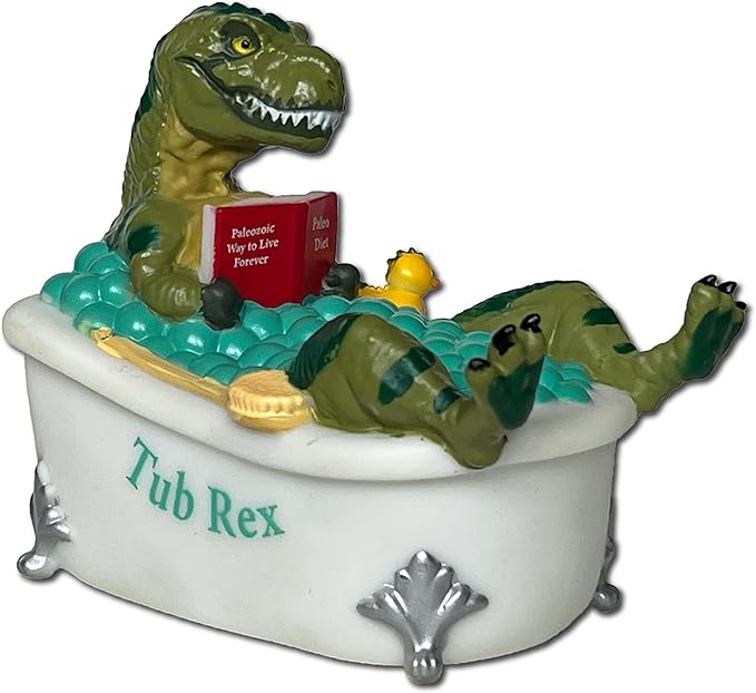 CelebriDucks - Tub Rex - Tubs Gone Wild Floating Bath Novelty - Collectible Bath Toy Gift for Kids & Adults of All Ages
