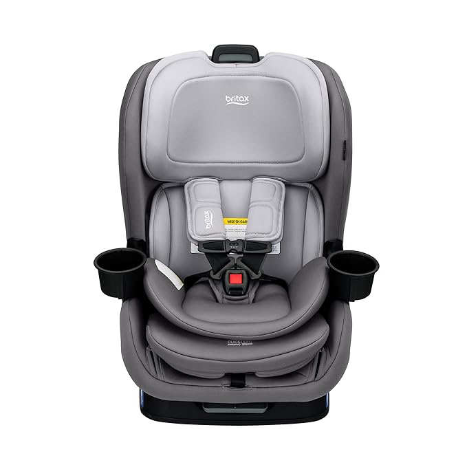 Britax Poplar Convertible Car Seat, 2-in-1 Car Seat with Slim 17-Inch Design, ClickTight Technology, Glacier Graphite