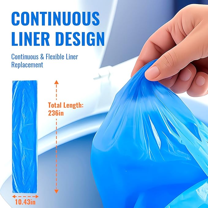 Diaper Pail Refill Bags, 3 Rolls Extra Thick, Leak-Proof&Odor Blocking, For Diaper Pails, Strollers&Travel, Eco-Friendly Baby Essentials, Hold up to 1658 Diapers, Ideal Gift for New Parents