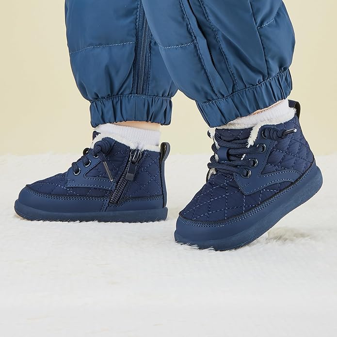 BMCiTYBM Baby Boy Girl Snow Boots Waterproof Winter Warm Booties Nonslip Lightweight Outdoor Shoes for First Walkers 6 9 12 18 24 Months(Infant/Toddler)