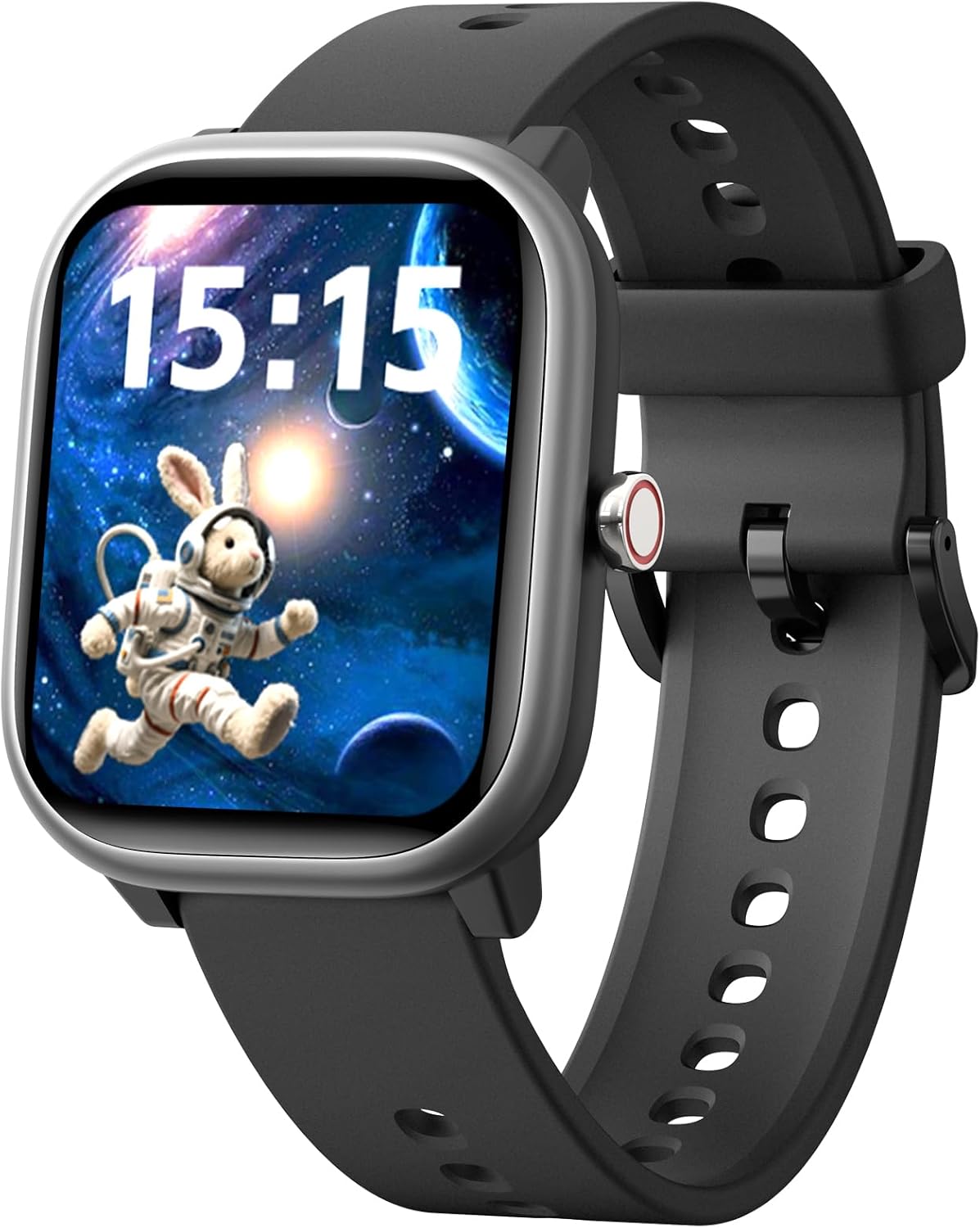 Smart Watch for Kids Girls Boys No APP/Phone Needed, 1.8" IP68 Waterproof Sport Kids Watch Pedometer, Heart Rate, Sleep Monitor, Step Counter, 12 Puzzle Games for Girls Boys Teens 6-16