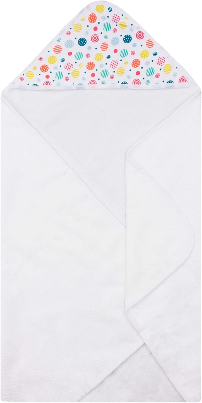 Hooded Baby Towels 3-Pack – Soft Baby Bath Towels with Hood for Newborns & Toddlers, Baby Hooded Towel Set, 30" x 26" (Candy Hearts)