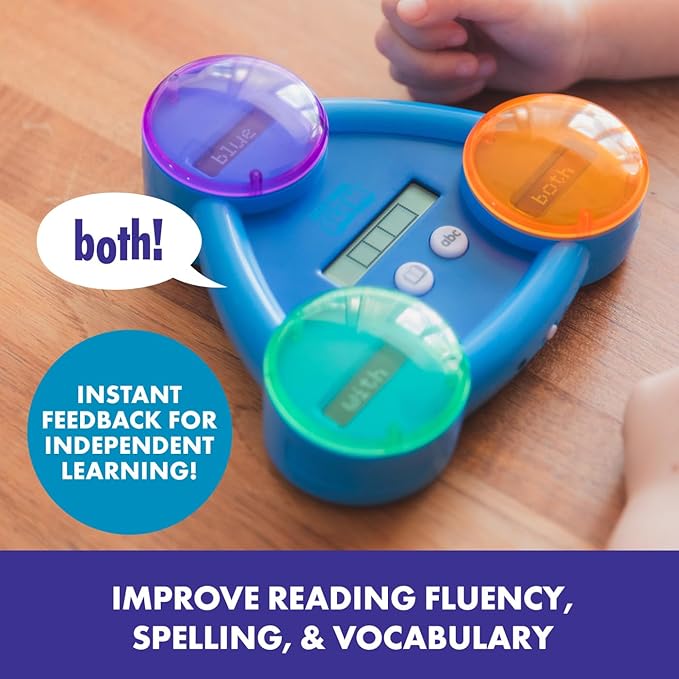 Educational Insights Sight Word Slam - Kindergarten Learning Activities, Electronic Sight Word Games, Flash Cards for Kids, Classroom Toys & Resources, Learn to Read CVC Words, Gifts for Kids Ages 5+