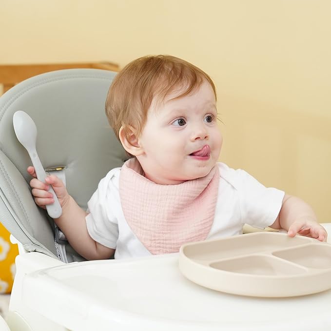 Muslin Baby Bibs Baby Drool Bandana Bibs for Baby Girls Boys Infant Newborn Toddler Drooling and Teething