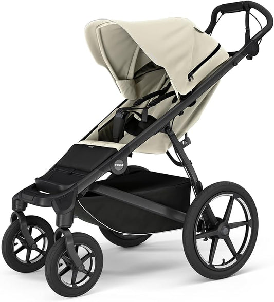 Thule Urban Glide 4-Wheel Single Child All-Terrain Stroller, Full-Suspension System, Air-Filled Tires, Upright seat with Adjustable Recline and Built-in Leg Rest, Baby Stroller