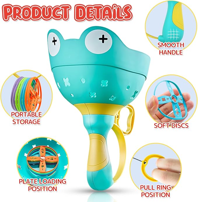 Outside Toys for Kids Ages 4-8 - Manual Capture Catching Game - Toddler Chasing Toy for Boys & Girls, Ages 3-7 - Outdoor Fun Family Games