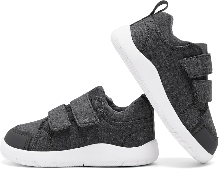 MORENDL Wide Toe Box Shoes Toddler Barefoot Shoes Baby Walking Shoe Boy Girl Non-Slip Zero Drop Minimalist Sneakers Comfort Tennis Outdoor Activities