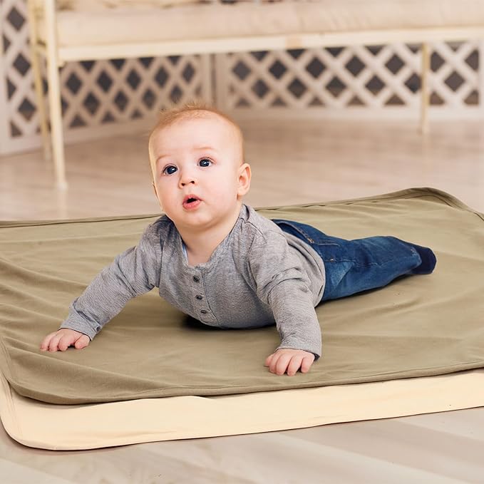 Breling 2 Pcs Cotton Hooded Baby Towels 32 x 32 Inch Newborn Bath Towel for Baby Girl Infant Toddler Soft Absorbent Unisex Registry Gift(Classic Style)