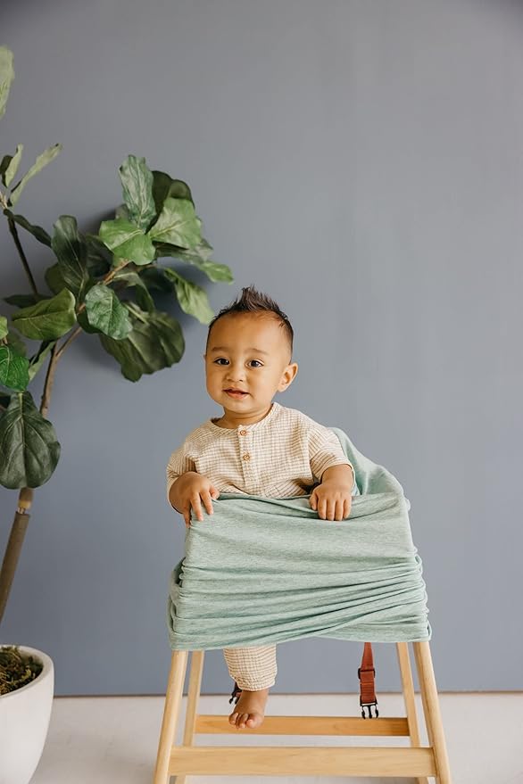 Copper Pearl Multi-Use Cover: Car Seat Covers, Nursing Cover, and Stroller Cover for Sun - Stretchy Fabric, All-Season Use, Stylish Designs, Easy Access for Moms - Emerson