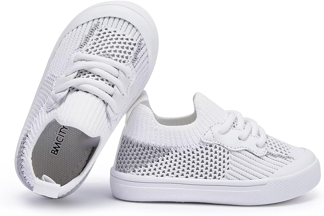 BMCiTYBM Baby Sneakers Girls Boys Lightweight Breathable Mesh First Walkers Shoes 6-24 Months