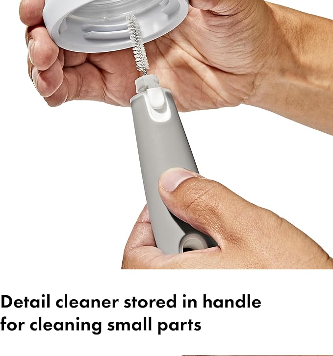 OXO Tot Travel Size Drying Rack with Bottle Brush- Gray