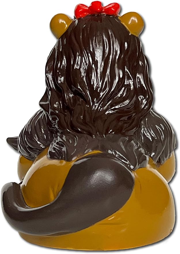 CelebriDucks - Cowardly Lion - Floating Rubber Ducks - Collectible Bath Toy Gift for Kids & Adults of All Ages