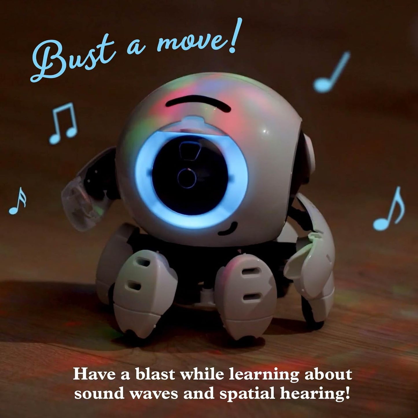 Thames & Kosmos Hero: Sound-Sensing Robot STEM Experiment Kit, Build a Robot That Reacts to Sounds, Explore Engineering, Sound Technology, Spatial Hearing, Quality Screen-Free, Educational Play