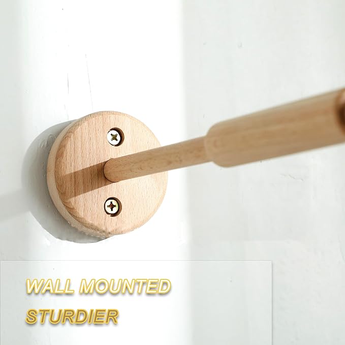 Wall Mounted Baby Arm for Crib, Sturdy Natural Wood Wall Holder, Baby Safe Wooedn Hanger for Crib, Baby Room Nursery Wall Decor, Newborn Gift Idea for Crib Toys Hanging Arm Wall Mounted