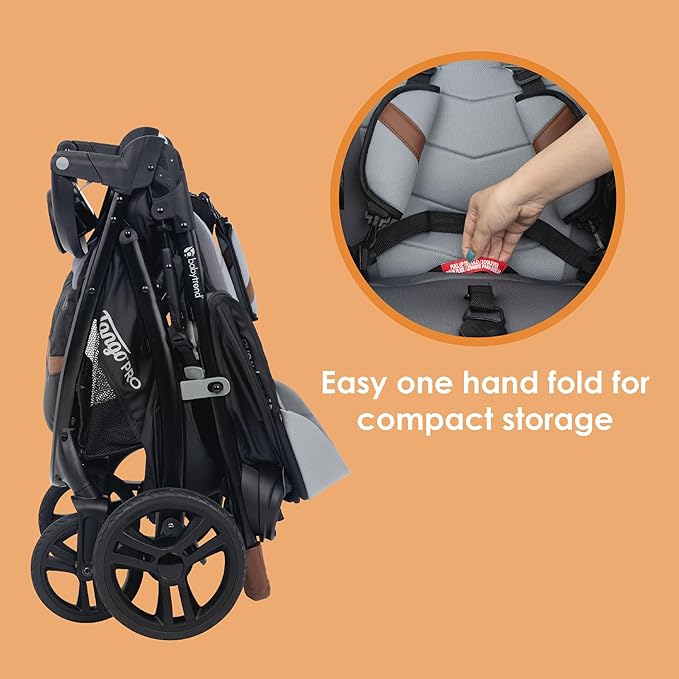 Baby Trend Tango PRO Travel System with Secure-Lift Infant Car Seat, Dash Black