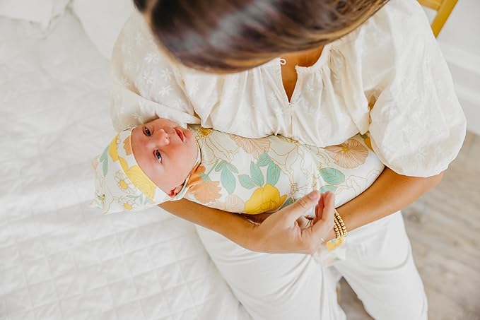 Copper Pearl Baby Swaddle Blanket - Premium Knit Baby Blanket, Large Soft Stretchy Receiving Blankets for Baby Boy and Girl, Swaddles for Newborn, Infant, and Toddler (Rose)