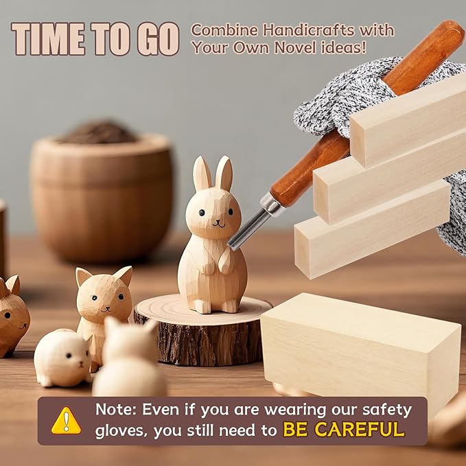 25PCS Basswood Carving Blocks, 3 Sizes Whittling Wood Basswood Blocks Wood Carving Kit Bass Wood for Wood Carving for Beginners Kids and Adults