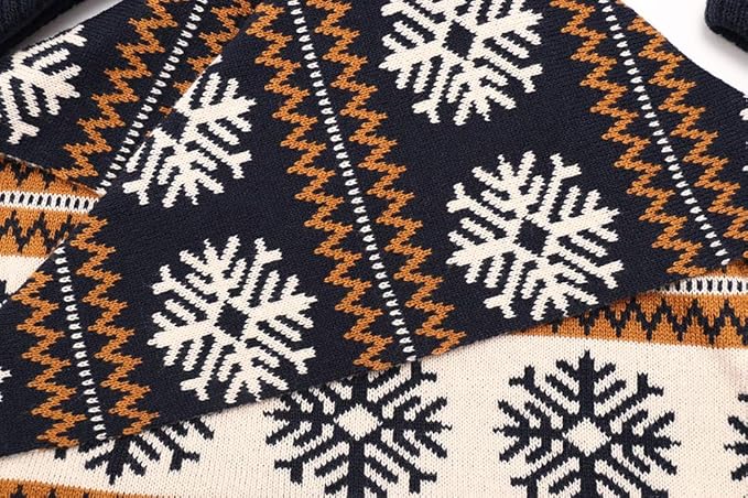 LMLALML Boys Winter Hat Earflap Knitted Beanie for Kids Warm Fleece Lined Thicken Hat for Baby