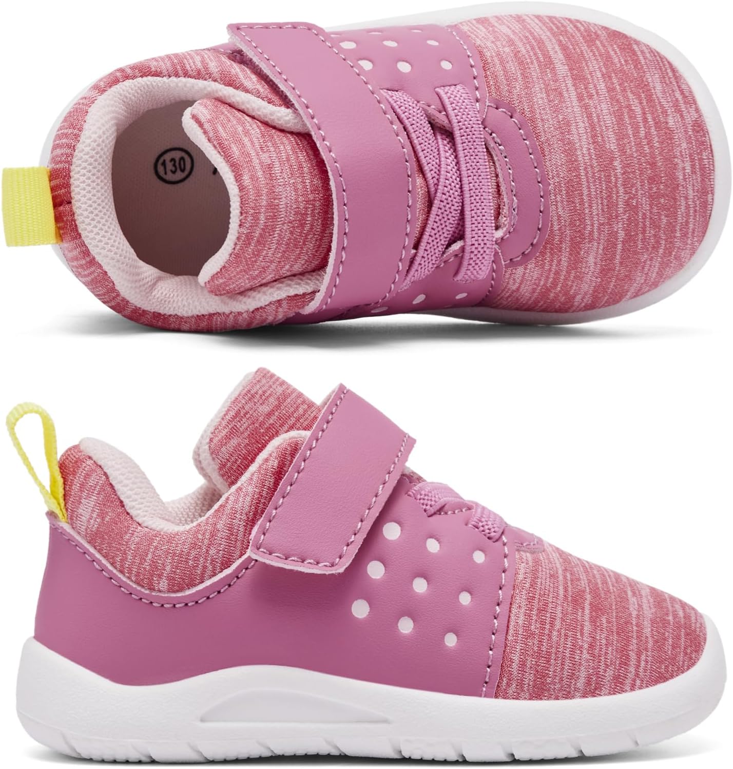 MORENDL Toddler Baby Shoes 0-4 Years Boy Girl Lightweight Breathable Non-Slip Sports Sneakers Running Walking Tennis Barefoot Shoes