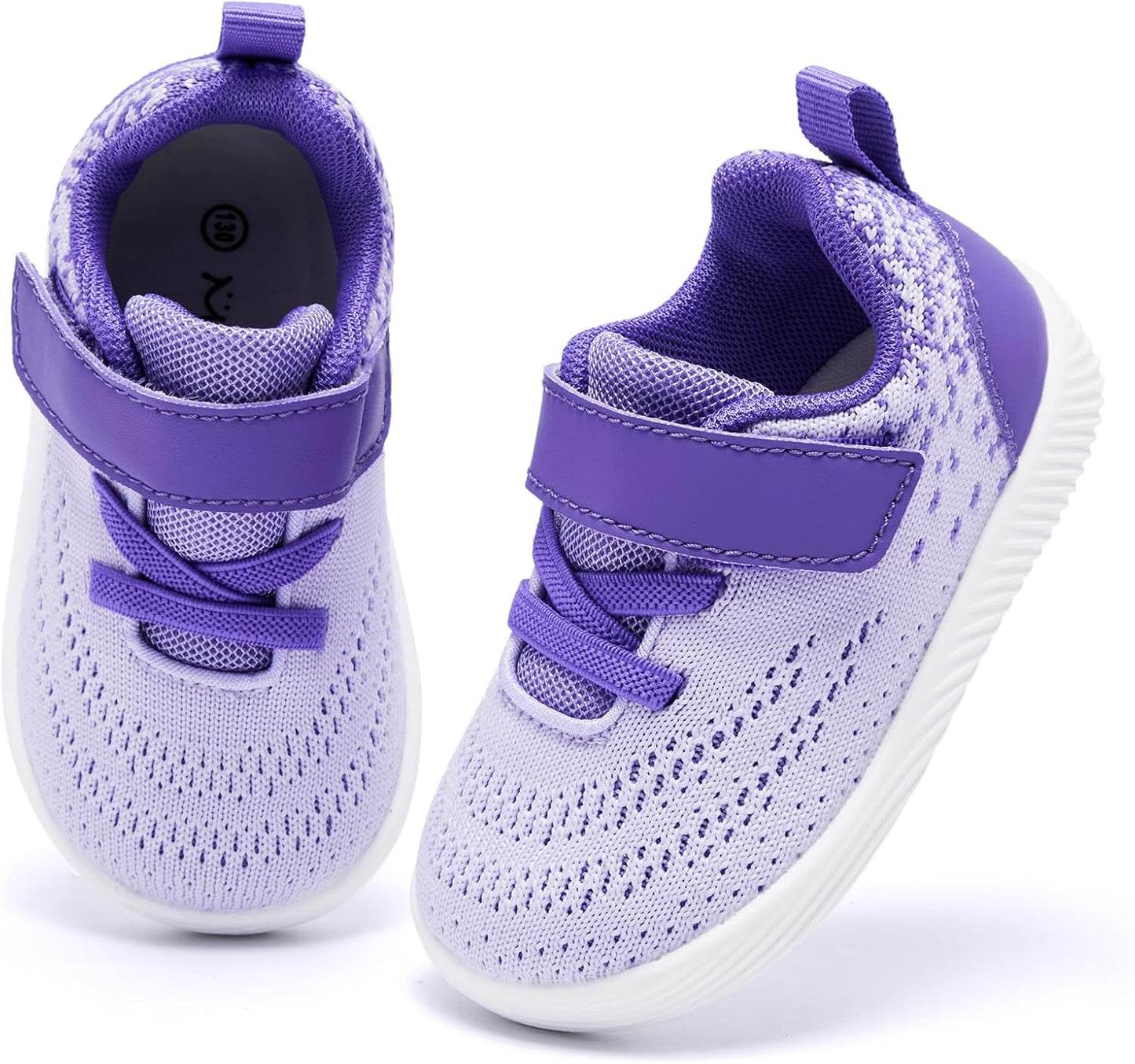 MORENDL Toddler Sneakers Baby Boys & Girls Barefoot Shoes Lightweight Breathable Walking Running Tennis Athletic Sport Shoes