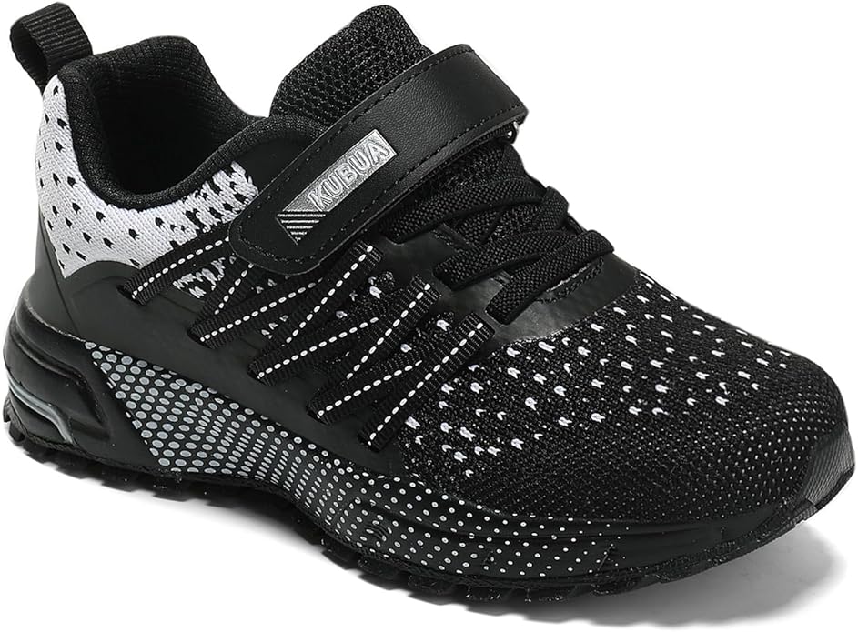 KUBUA Kids Sneakers for Boys Girls Running Tennis Shoes Lightweight Breathable Sport Athletic