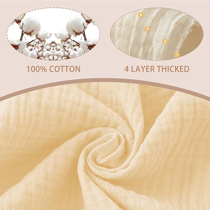 Muslin Baby Bibs for Baby Girls, Muslin Bibs Drool Bandana Bibs (Print white)