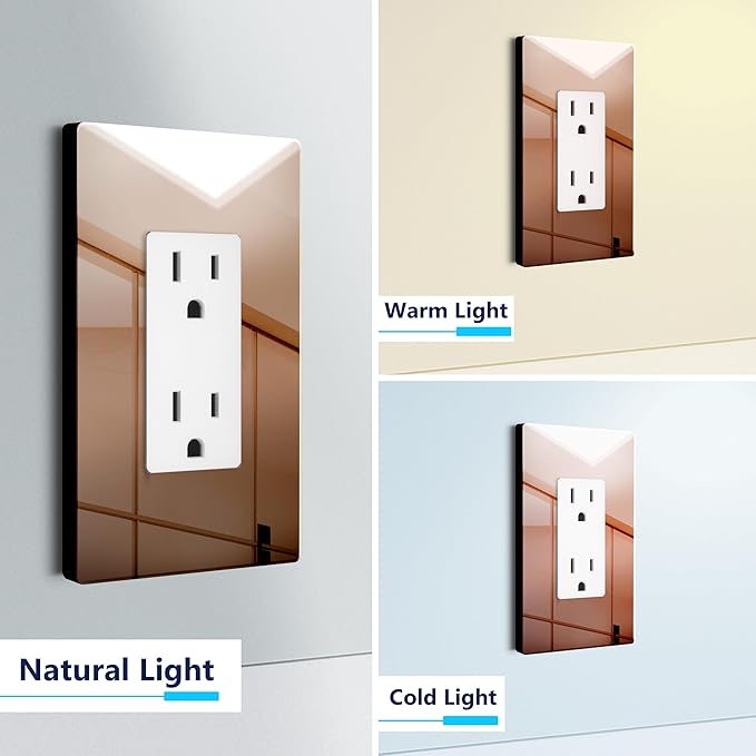 LIDER Decorator Metal Wall Plate, Temperature and Impact Resistant, 201 Stainless Steel, Screwless Cover, Modern Decoration Upgrade, Mid-Size 1-Gang 4.88" x 3.11", Polished Rose Gold, LSMWP-31M-PRG