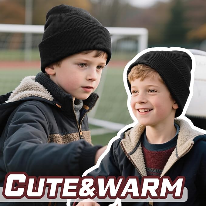 ZOORON Toddler Beanie Baby Beanies for Boys Girls Kids Winter Hats Children Knit Warm Caps 0-12years