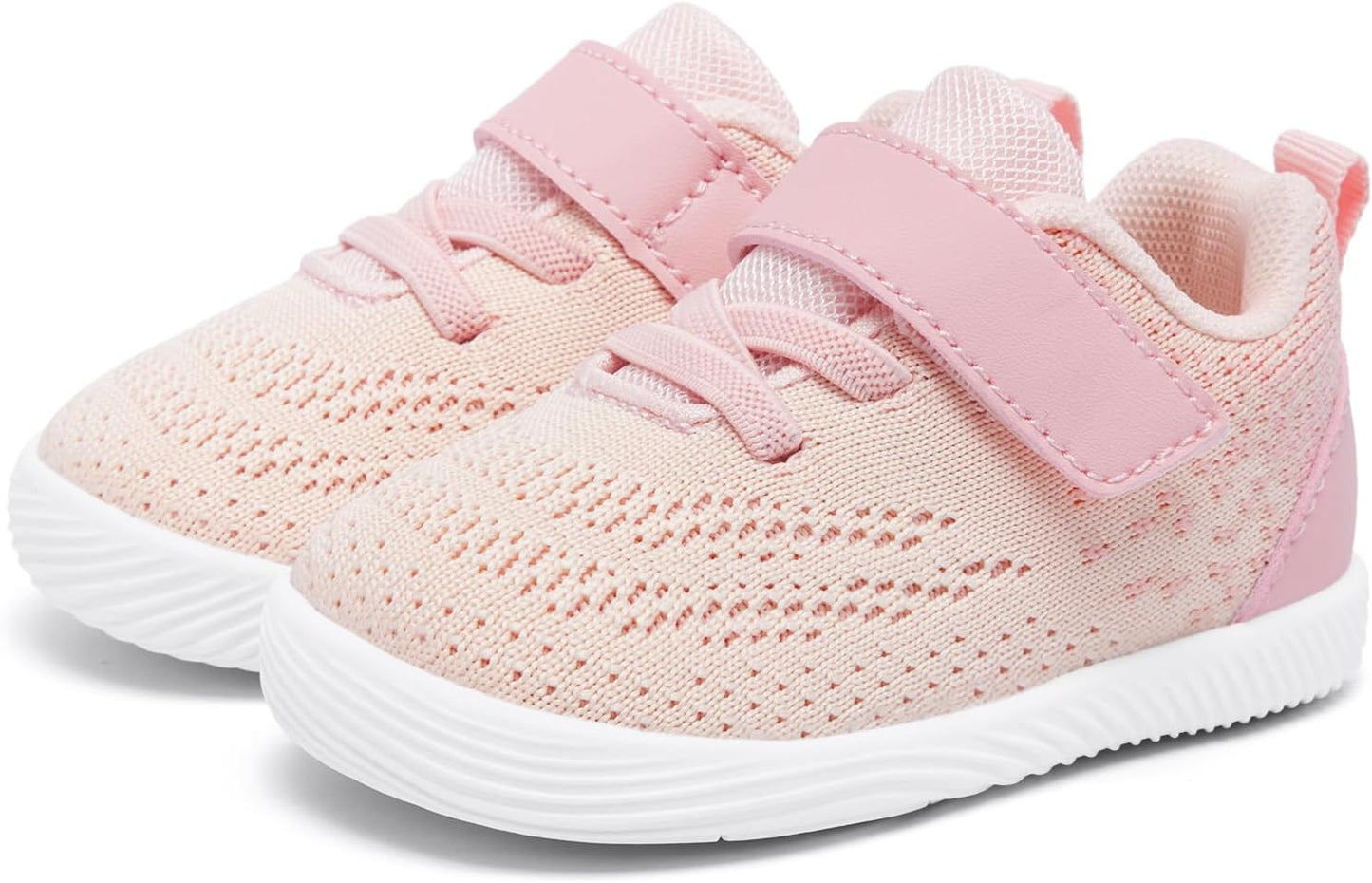 MORENDL Toddler Sneakers Baby Boys & Girls Barefoot Shoes Lightweight Breathable Walking Running Tennis Athletic Sport Shoes