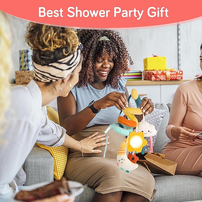 Car Seat Toys for Babies 0-6 Months Boys Girls Stroller Toys, Newborn Toys 0 3 Months Brain Development, Baby Toy Infant Toy for Carseat Stroller Crib Baby Gym for 0 3 6 9 12 Months