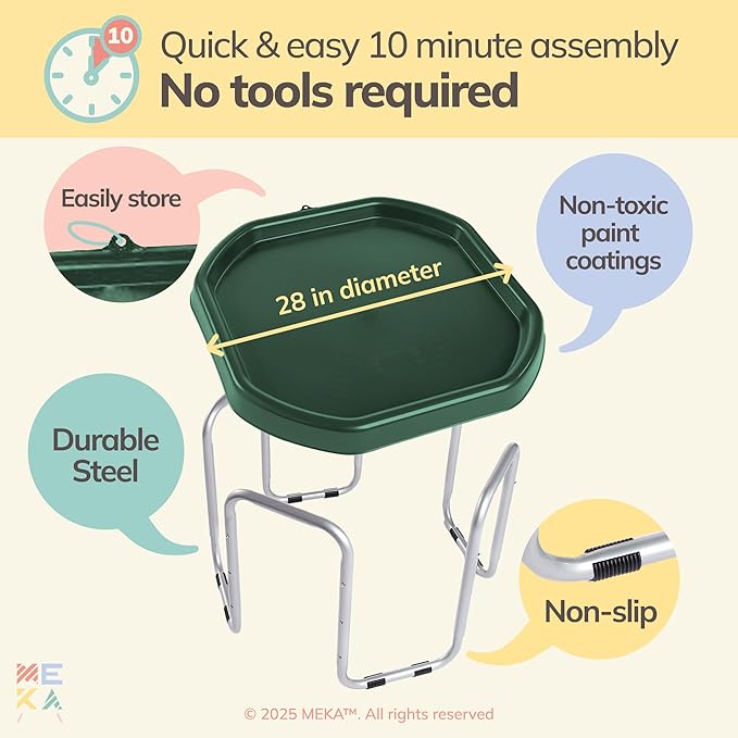 MEKA Tuff Tray Set for Sensory Play