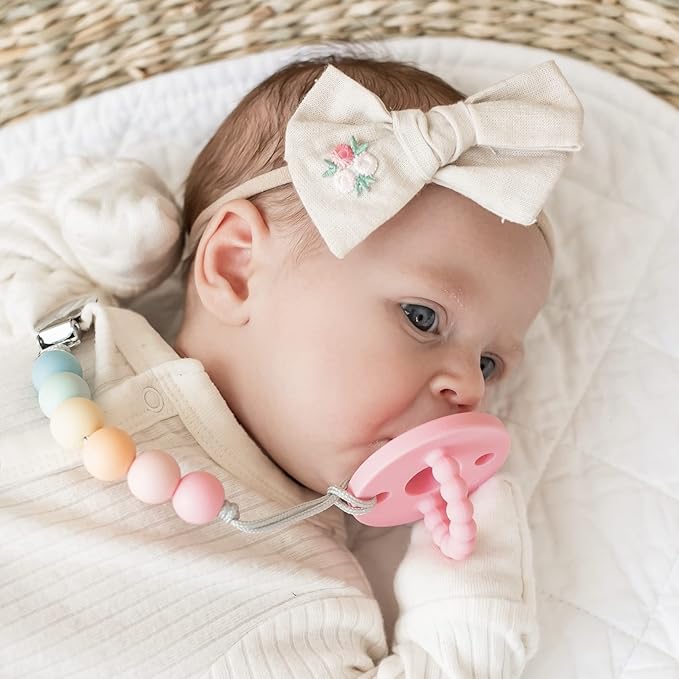 Ryan & Rose Cutie PAT Pacifier Teether (Bulb, Taffy)