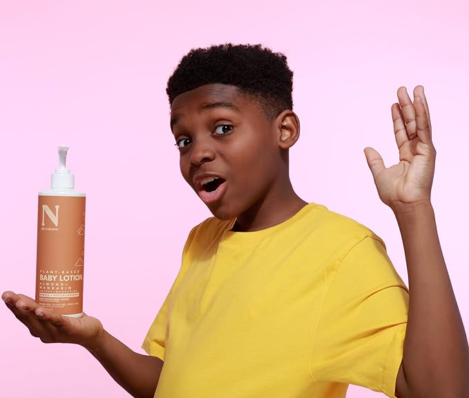 Dr. Natural Moisturizing Baby Lotion - Shea Butter Baby Lotion for Newborn and Kids - Body Lotion for Sensitive Skin - Almond and Mandarin - 16 oz