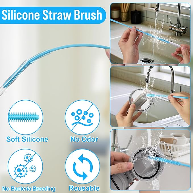 XANGNIER Water Bottle Cleaner Brush Set