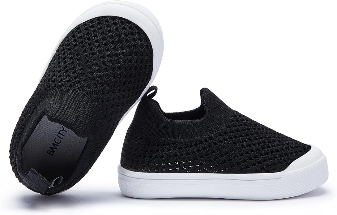 BMCiTYBM Baby Sneakers Girls Boys Lightweight Breathable Mesh First Walkers Shoes 6-24 Months