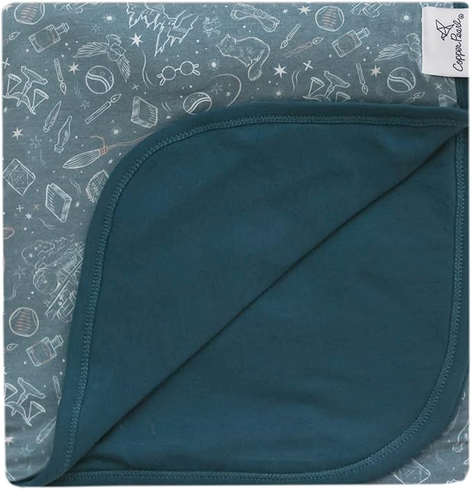 Copper Pearl Three-Layer Baby Blanket: Soft Baby Quilts for Boys and Girls | Breathable, Cozy, Toddler Blanket | Baby Quilt for Newborns | 46x46 Premium Polyester/Rayon | Hogwarts™