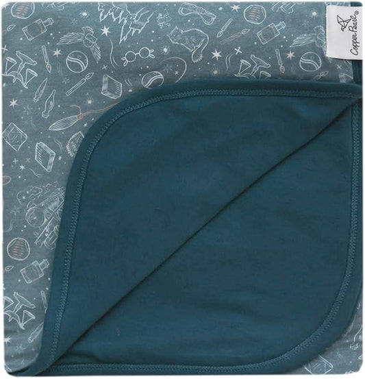 Copper Pearl Three-Layer Baby Blanket: Soft Baby Quilts for Boys and Girls | Breathable, Cozy, Toddler Blanket | Baby Quilt for Newborns | 46x46 Premium Polyester/Rayon | Hogwarts™