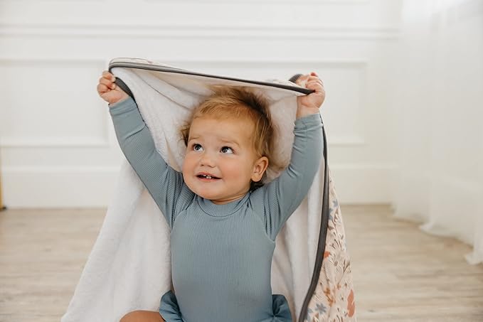 Copper Pearl Hooded Bath Towels Premium Knit/Terry Cloth Baby Towels with Hood, Pockets, and Cool Designs - Great to Gift and Make Bath Time Fun - Baby Bath Towel, Eden