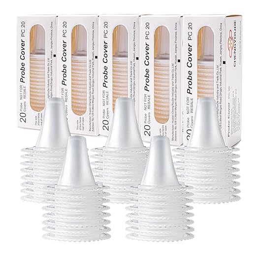 100X Ear Thermometer Probe Covers, Lens Filters, Refill Covers for All Braun themometer Models BPA Free Digital Disposable Covers