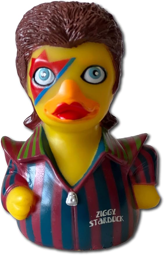 CelebriDucks - Ziggy Starduck - Pond Control to Mallard Tom - Floating Rubber Ducks - Collectible Bath Toy Gift for Kids & Adults of All Ages