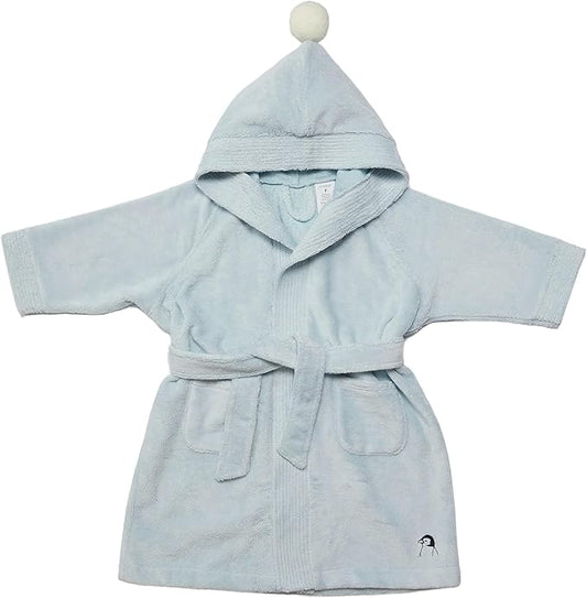 Konny Kids Bathrobes, Hooded Towel, Oeko-TEX Certified Bathrobes, Ultra Soft, Quick-Dry Washcloth for 3-5Y Baby Boys & Girls