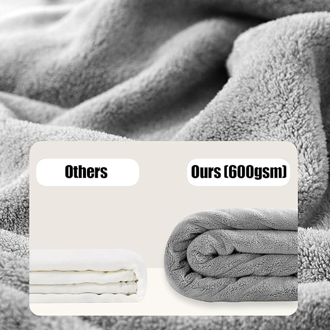Hooded Baby Towels for Newborn 2 Pack,Extra Large 37.4 * 37.4Inch,Baby Essentials,Soft and Absorbent Hooded Towels for Babies,Toddler,Infant Bath Towel for Boy Girl,Grey and White.