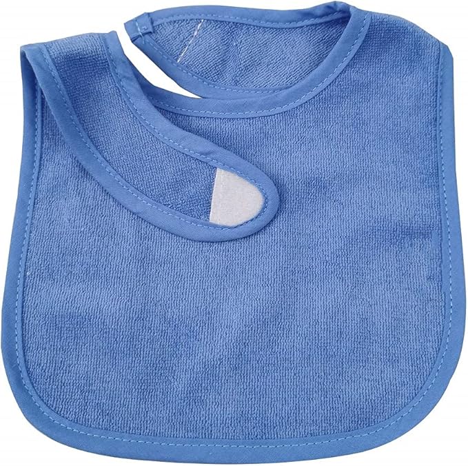 SPINFOX Waterproof Baby Bibs for Girls, Boy, Unisex Drool Bib Cotton Solid Knit Infant Feeding Bibs