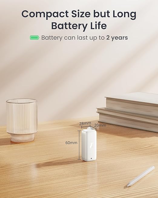 SwitchBot Bluetooth Hygrometer Thermometer 3 Pack with Hub, Smart Humidity Temperature Sensor with App Notifications, 394ft Bluetooth Range, Compatible with Alexa, Google Home, HomeKit